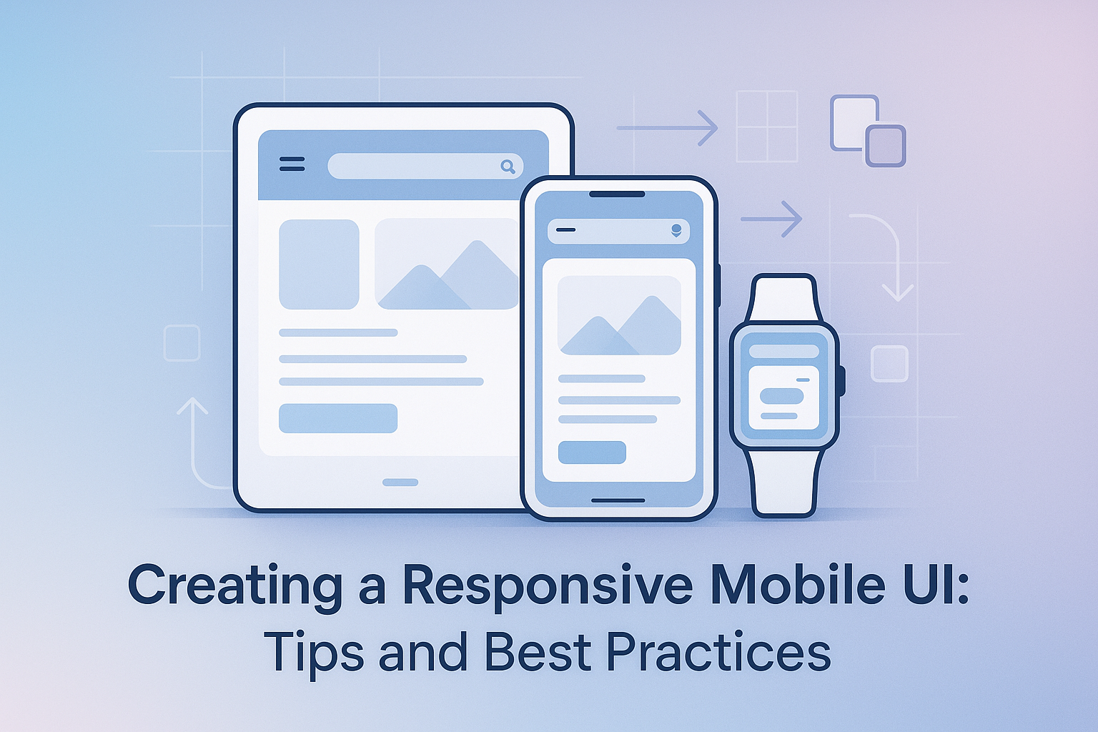 Responsive Mobile UI