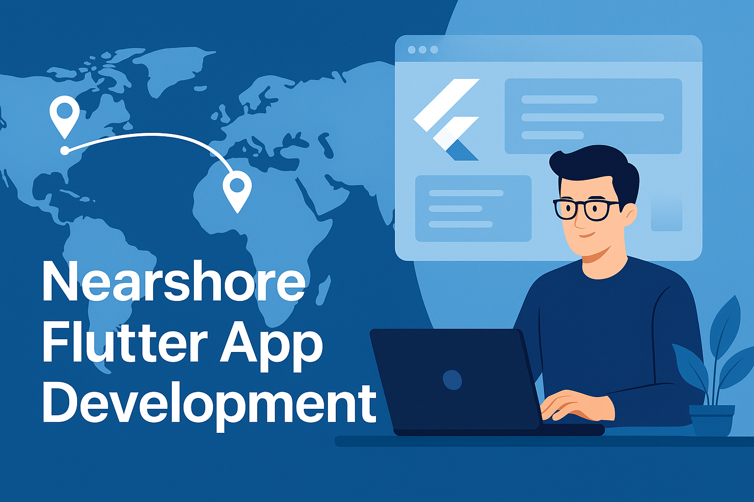 Nearshore Flutter app Development